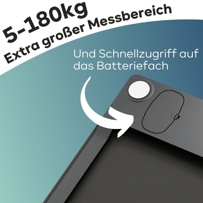 PROFI CARE digitale glazen personenweegschaal PC-PW 3122, wit, 5-180 kg